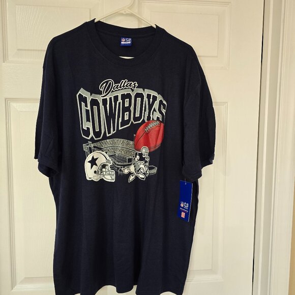 Dallas Cowboys Men's NFL Ultra Game Brand T-Shirt Poly/Cotton Navy Size XXL NWT - Picture 1 of 7